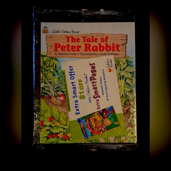 New Sealed The Tale of Peter Rabbit Golden Book Chick-fil-A Edition 7V - Picture 1 of 2